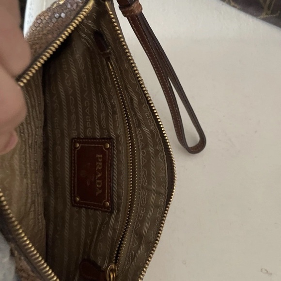 Prada Pitone Python Clutch - Picture 7 of 8